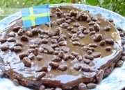 Tarta sueca de almendras y Daim