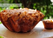 Megamagdalena de chocolate blanco y almendras