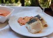 Bacalao con salsa romescu