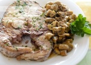 Receta de corvina a la plancha con champiñones salteados